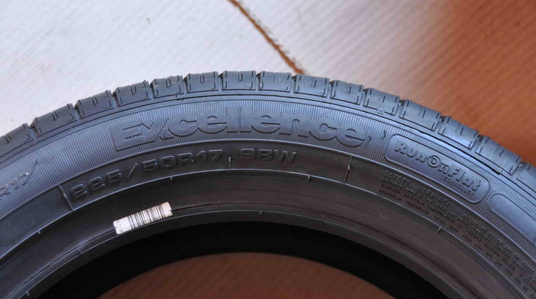 Anvelope Noi 17 inch RunFlat GoodYear Excellence 225/50 R17