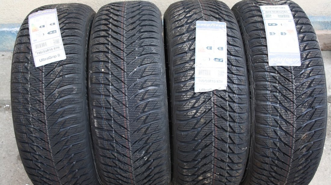 Anvelope noi de iarna GOODYEAR ULTRAGRIP 8 195/55/16 87H