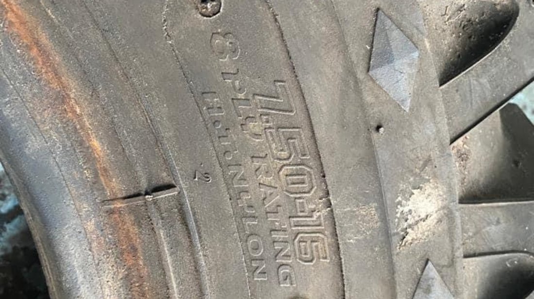 Anvelope noi tractor DEESTONE / GOODYEAR 7.50-16C 8PLYURI made in Thailand.