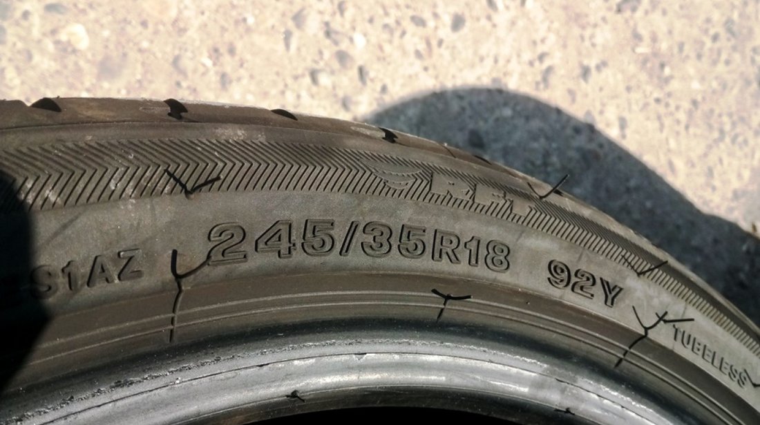 ANVELOPE VARA BRIDGESTONE 2BUC-245/35/18 5MM 2014 SI 2BUC-225/40/18 5MM 2015