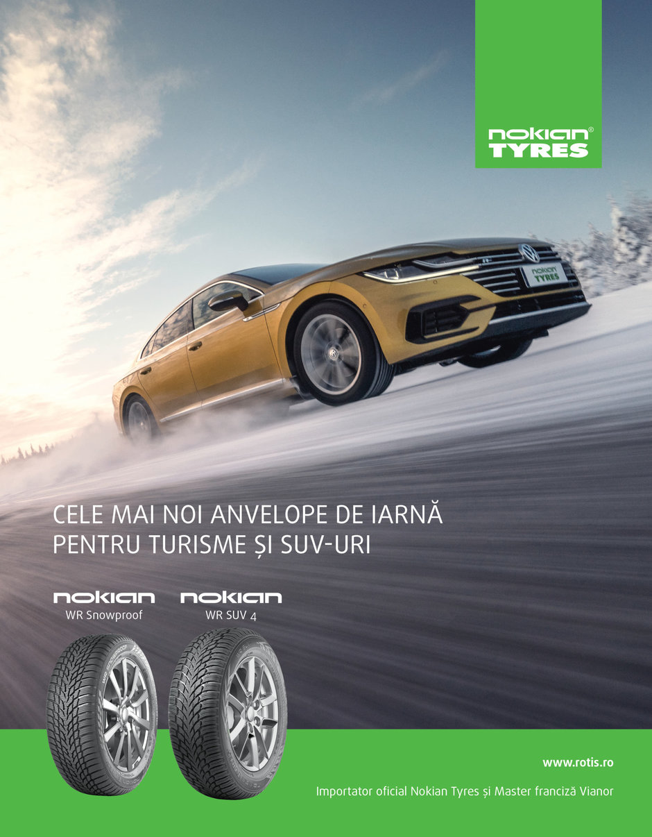 Anvelopele de iarna premium Nokian Tyres exceleaza in orice conditii de drum