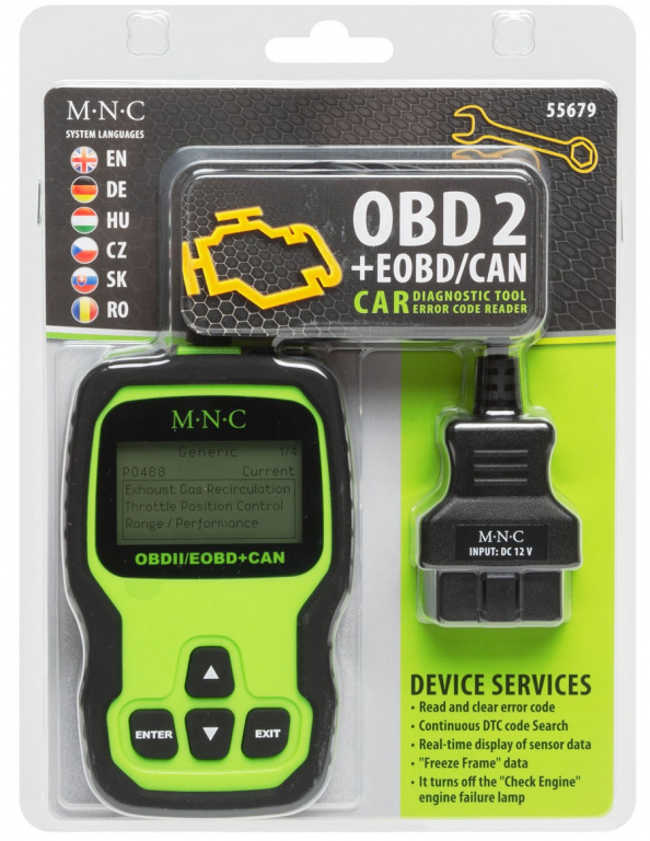 Aparat De Diagnosticare Auto Cititor De Cod De Eroare OBD2 12V Mnc 55679