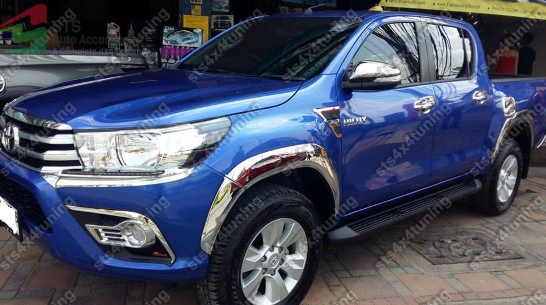 APARATORI ARIPA/OVERFENDER CROMATE TOYOTA HILUX REVO 2016+ [OE DESIGN]