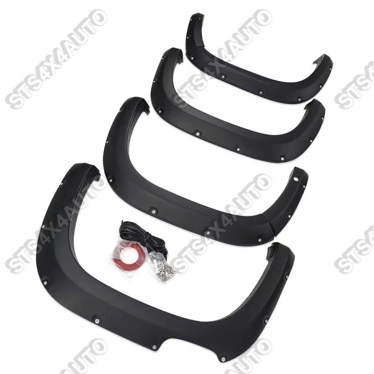APARATORI ARIPA OVERFENDERE CU GAURI PENTRU SENZOR PENTRU VW AMAROK 2023-2025 MB [4X4 DESIGN][V2]