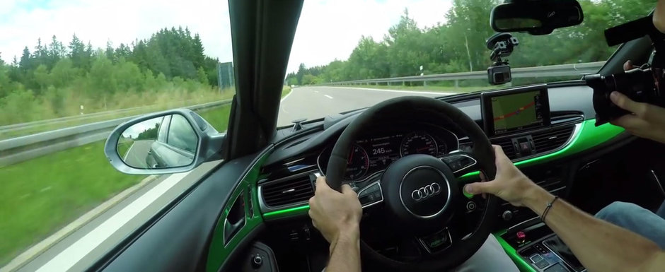 Apesi butonul magic, iar puterea maxima urca pana la 1018 CP. VIDEO cu cel mai tare Audi RS6 din toate timpurile