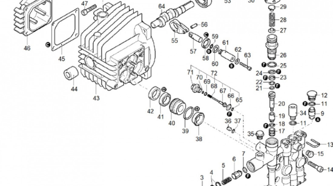 AR-2500280 Cot intrare apa pentru MPX 150HL