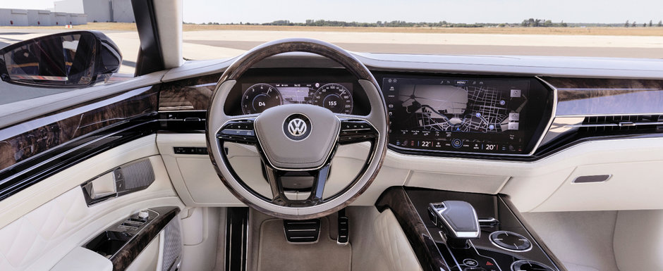 Ar fi putut fi inceputul unei noi ere. Volkswagen publica primele fotografii oficiale ale luxosului Phaeton D2, masina la care a renuntat in ultima clipa