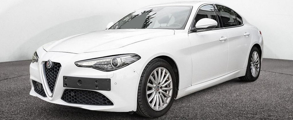Ar putea fi chilipirul anului. O Alfa Romeo Giulia cu motor diesel de 180 CP si scaune incalzite se vinde acum cu numai 13.999 de euro Ar putea fi chilipirul anului. O Alfa Romeo Giulia cu motor diesel de 180 CP si scaune incalzite se vinde acum cu numai 13.999 de euro