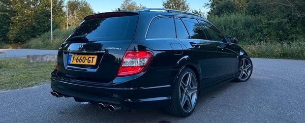 Ar putea fi chilipirul anului. Un Mercedes C63 AMG cu motor V8 de 6.2 litri se vinde acum cu doar 24.000 de euro