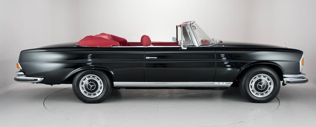 Arata ca scos din cutie. Cu cat se vinde acum acest superb Mercedes-Benz 280 Cabriolet