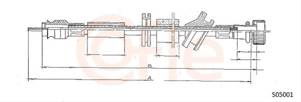Arbore Tahometru Cofle Mercedes-Benz S05001