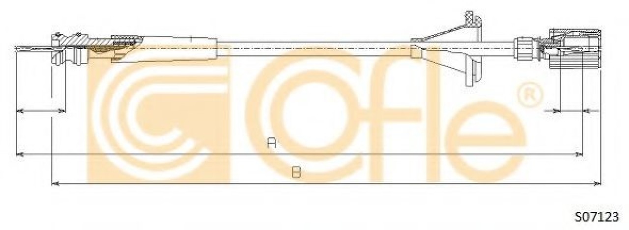 Arbore tahometru FIAT DUCATO caroserie (244) (2002 - 2016) COFLE S07123 piesa NOUA