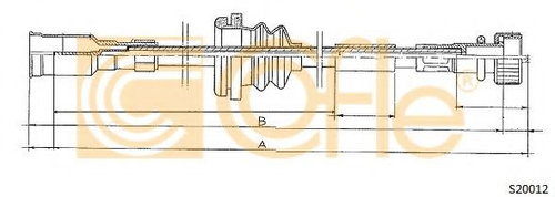 Arbore tahometru OPEL ASTRA F Combi (51, 52) (1991 - 1998) COFLE S20012 piesa NOUA