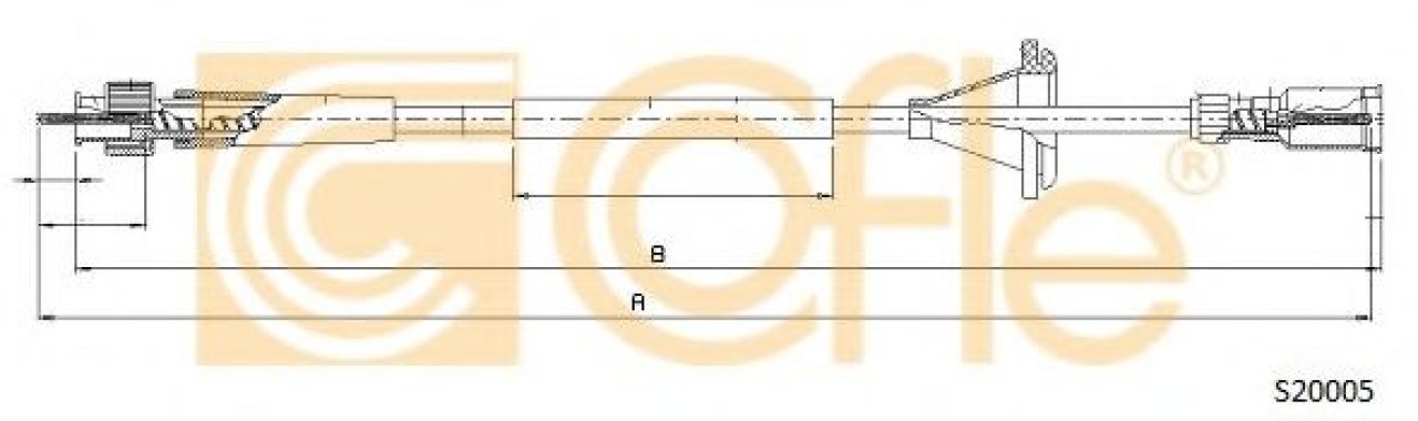 Arbore tahometru OPEL TIGRA (95) (1994 - 2000) COFLE S20005 piesa NOUA