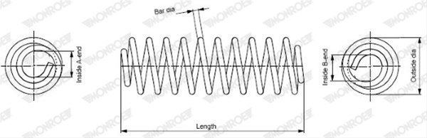 Arc Elicoidal Monroe Vw SE3681