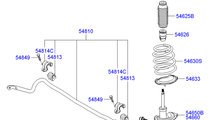 Arc elicoidal punte fata Hyundai Accent III LESJOF...