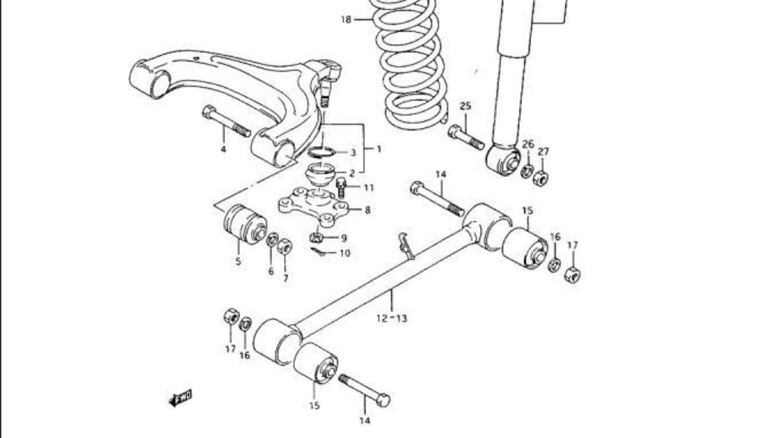 Arc elicoidal punte spate Suzuki Vitara MAGNUM TECHNOLOGY SZ8000MT