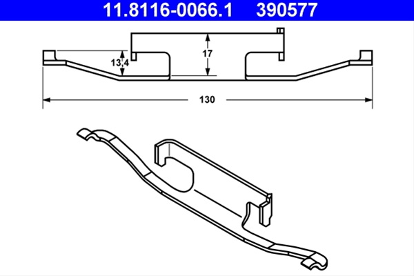 Arc, Etrier Frana Ate Bmw 11.8116-0066.1