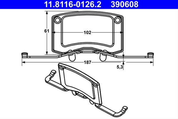 Arc, Etrier Frana Ate Vag 11.8116-0126.2