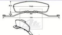 Arc, etrier frana AUDI A4 (8EC, B7) (2004 - 2008) ...