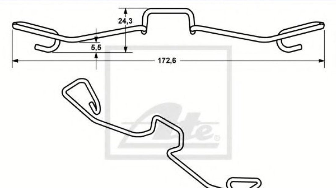 Arc, etrier frana AUDI A6 Avant (4B5, C5) (1997 - 2005) ATE 11.8116-0299.1 piesa NOUA