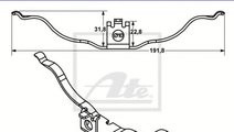 Arc, etrier frana AUDI A8 (4H) (2009 - 2016) ATE 1...