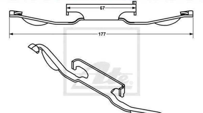 Arc, etrier frana BMW 3 Cabriolet (E46) ATE 11.8116-0206.1