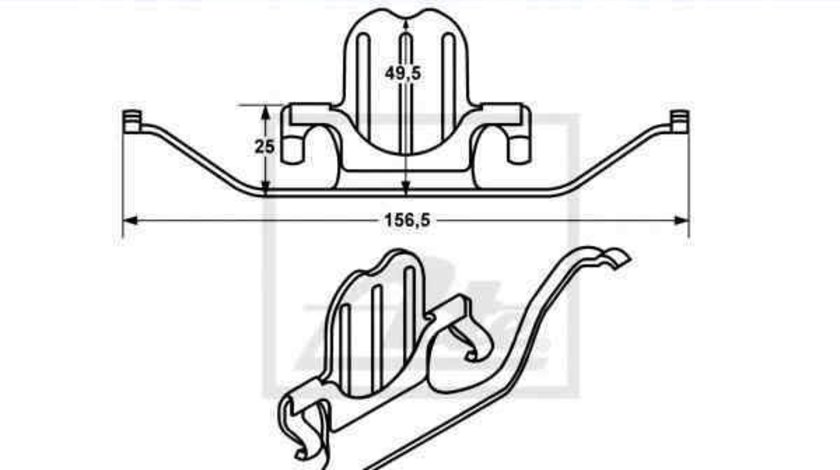 Arc, etrier frana BMW 3 cupe (E92) ATE 11.8116-0339.2