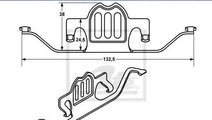 Arc, etrier frana BMW 5 Touring (E61) ATE 11.8116-...