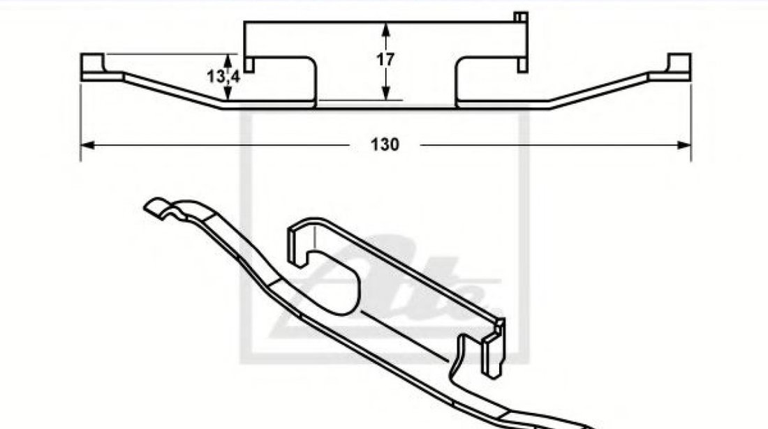 Arc, etrier frana BMW Seria 3 (E46) (1998 - 2005) ATE 11.8116-0066.1 piesa NOUA