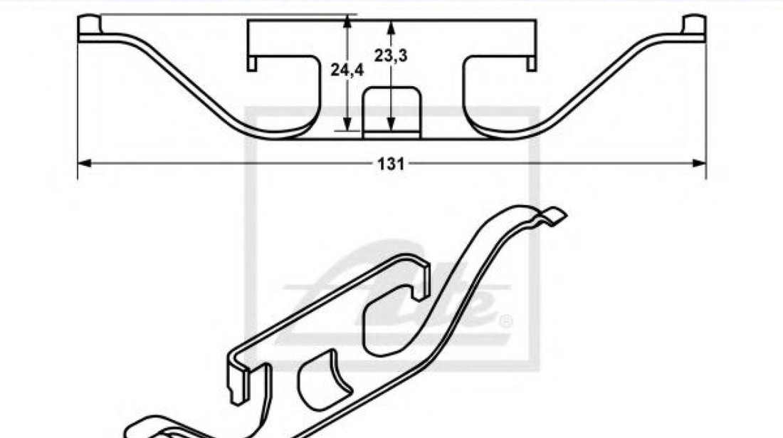 Arc, etrier frana BMW Seria 7 (E65, E66, E67) (2001 - 2009) ATE 11.8116-0296.1 piesa NOUA