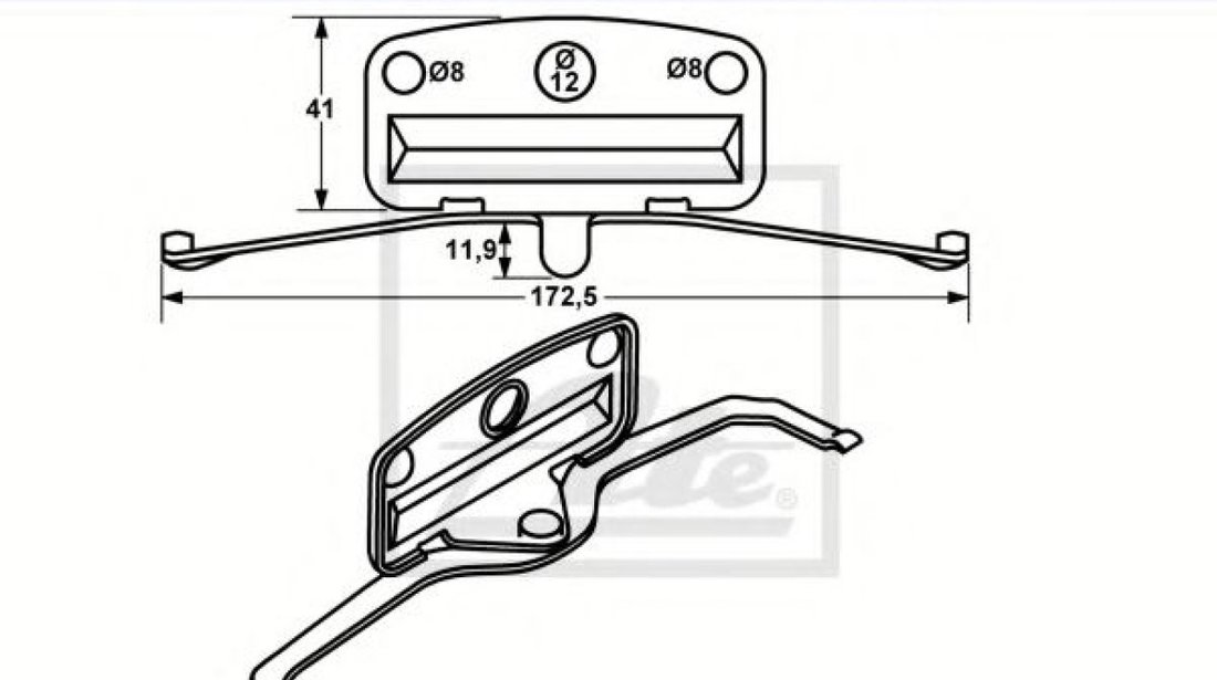 Arc, etrier frana BMW Seria 7 (E65, E66, E67) (2001 - 2009) ATE 11.8116-0315.2 piesa NOUA