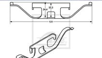 Arc, etrier frana BMW X3 (E83) ATE 11.8116-0296.1