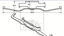 Arc, etrier frana BMW X5 (E53) (2000 - 2006) ATE 1...