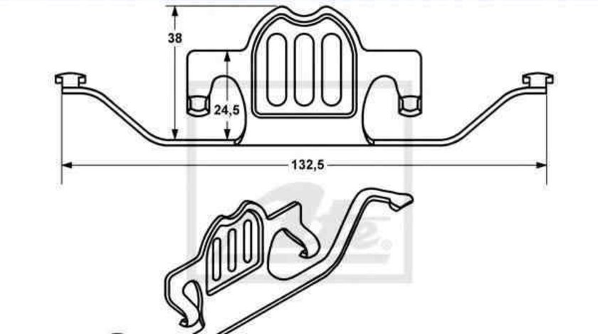 Arc, etrier frana BMW X5 (E70) ATE 11.8116-0330.1