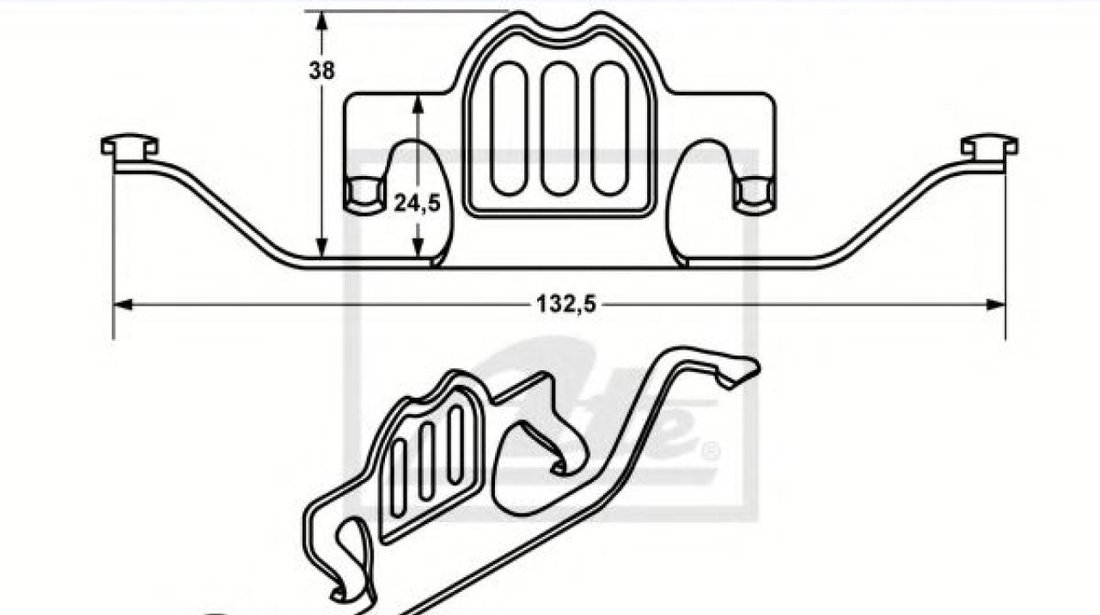 Arc, etrier frana BMW X5 (F15, F85) (2013 - 2016) ATE 11.8116-0330.1 piesa NOUA