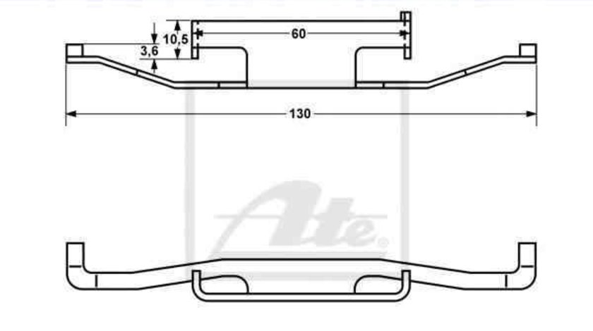 Arc, etrier frana BMW Z3 cupe (E36) ATE 11.8116-0185.1