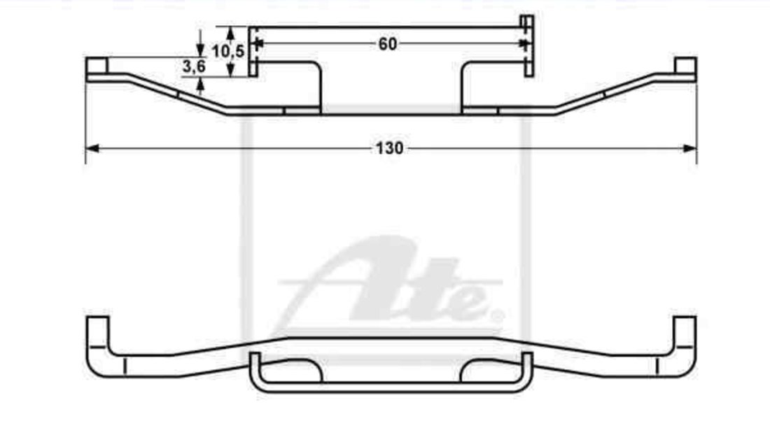 Arc, etrier frana BMW Z3 (E36) ATE 11.8116-0185.1