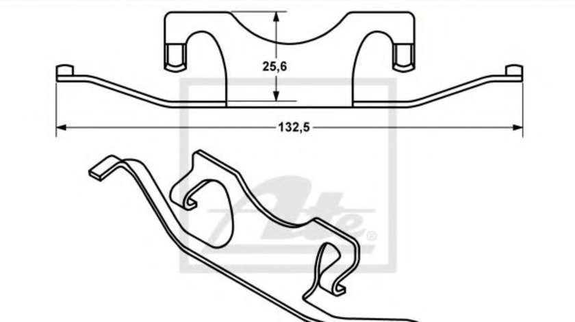 Arc, etrier frana MERCEDES CLS (C219) (2004 - 2011) ATE 11.8116-0323.1 piesa NOUA