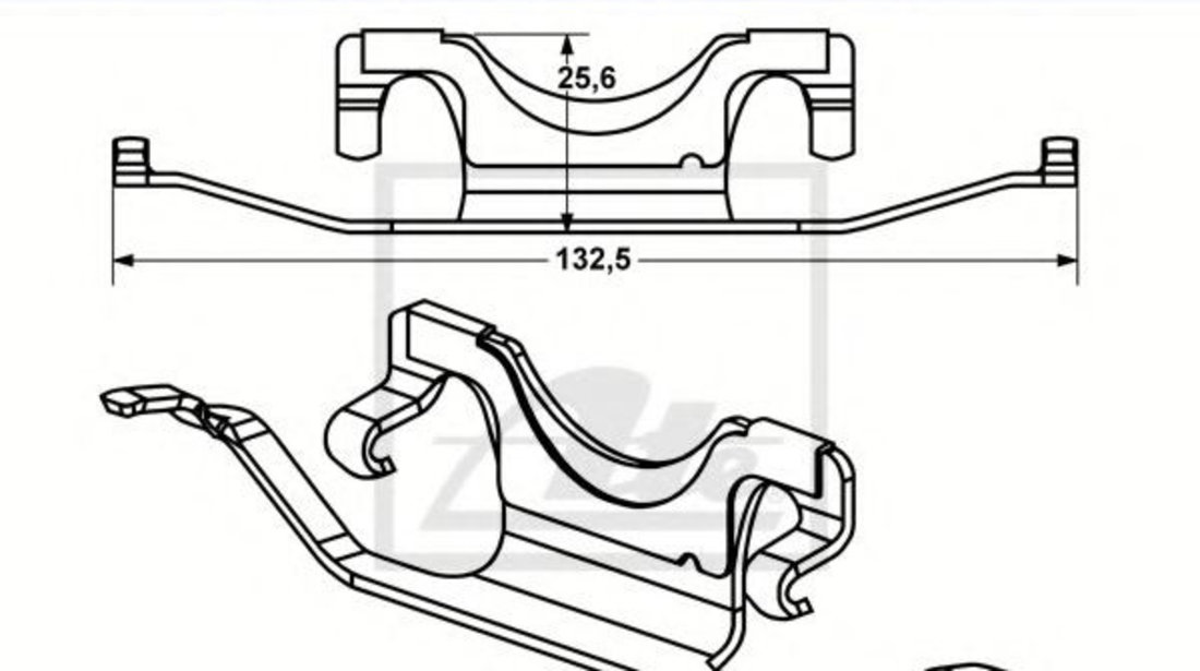 Arc, etrier frana MERCEDES E-CLASS (W212) (2009 - 2016) ATE 11.8116-0087.2 piesa NOUA