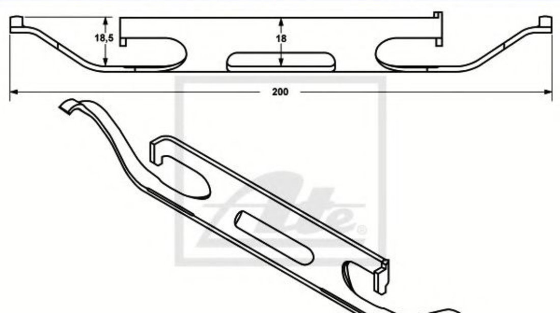 Arc, etrier frana MERCEDES S-CLASS (W220) (1998 - 2005) ATE 11.8116-0133.1 piesa NOUA