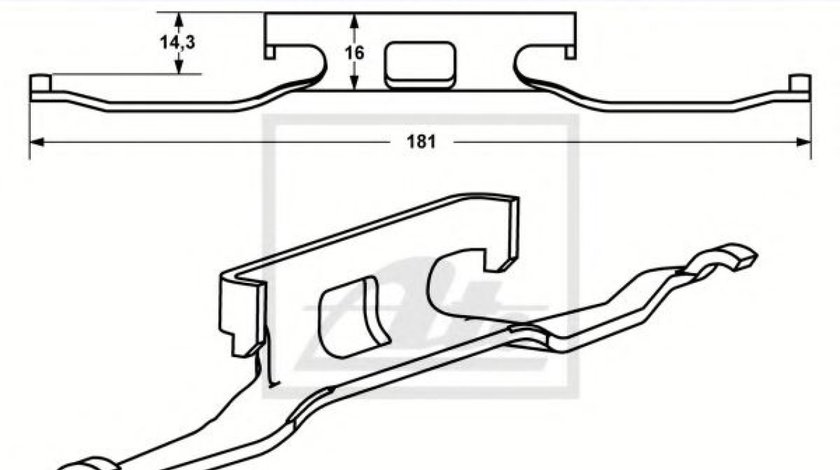 Arc, etrier frana MERCEDES SPRINTER 2-t caroserie (901, 902) (1995 - 2006) ATE 11.8116-0200.1 piesa NOUA