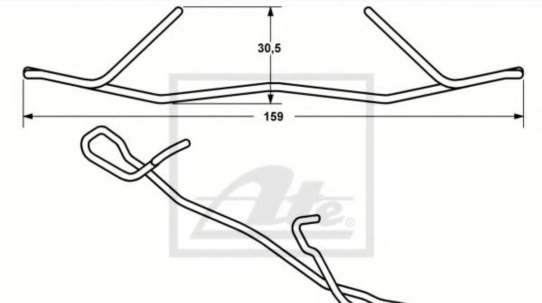 Arc, etrier frana MINI MINI Cabriolet (R52) (2004 - 2007) ATE 11.8116-0274.1 piesa NOUA