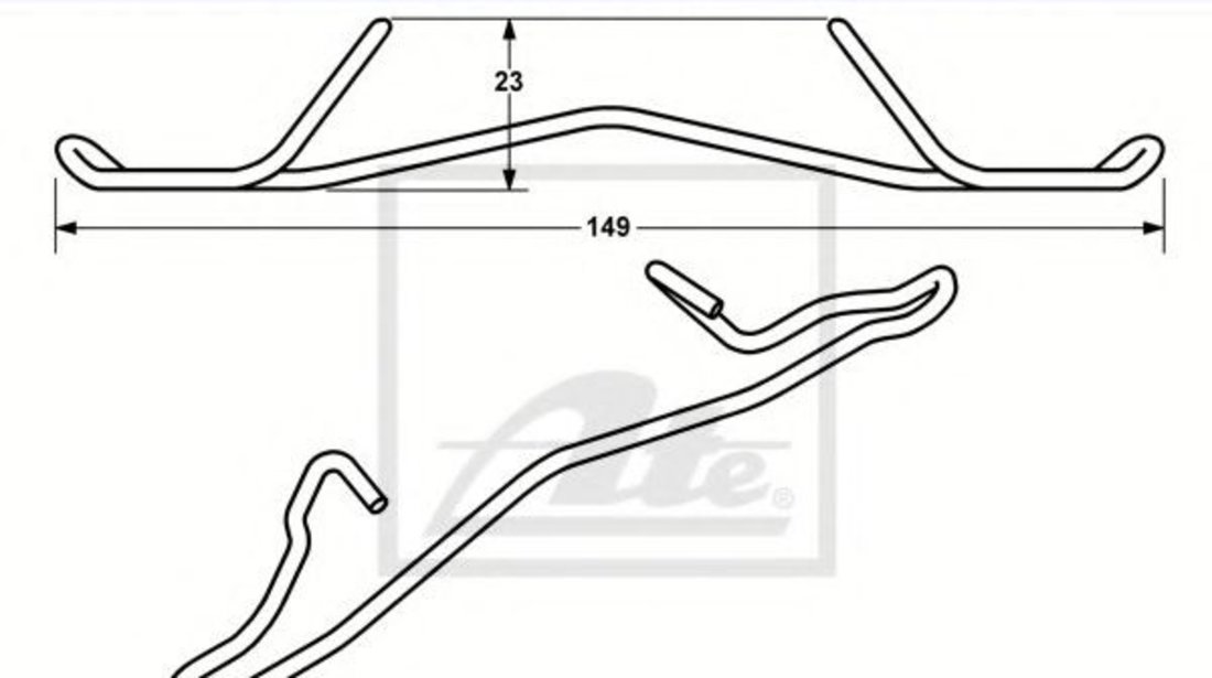 Arc, etrier frana OPEL ASTRA F Combi (51, 52) (1991 - 1998) ATE 11.8116-0097.1 piesa NOUA