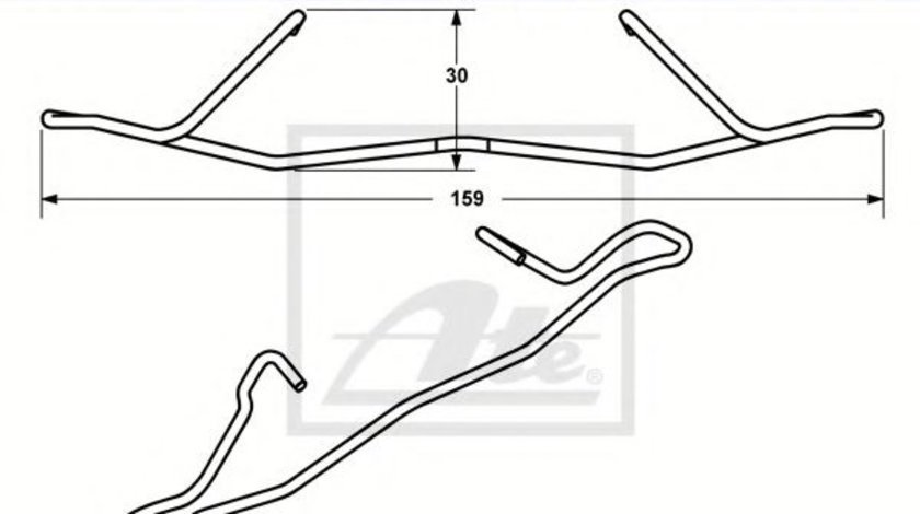 Arc, etrier frana OPEL ASTRA G Cabriolet (F67) (2001 - 2005) ATE 11.8116-0292.1 piesa NOUA