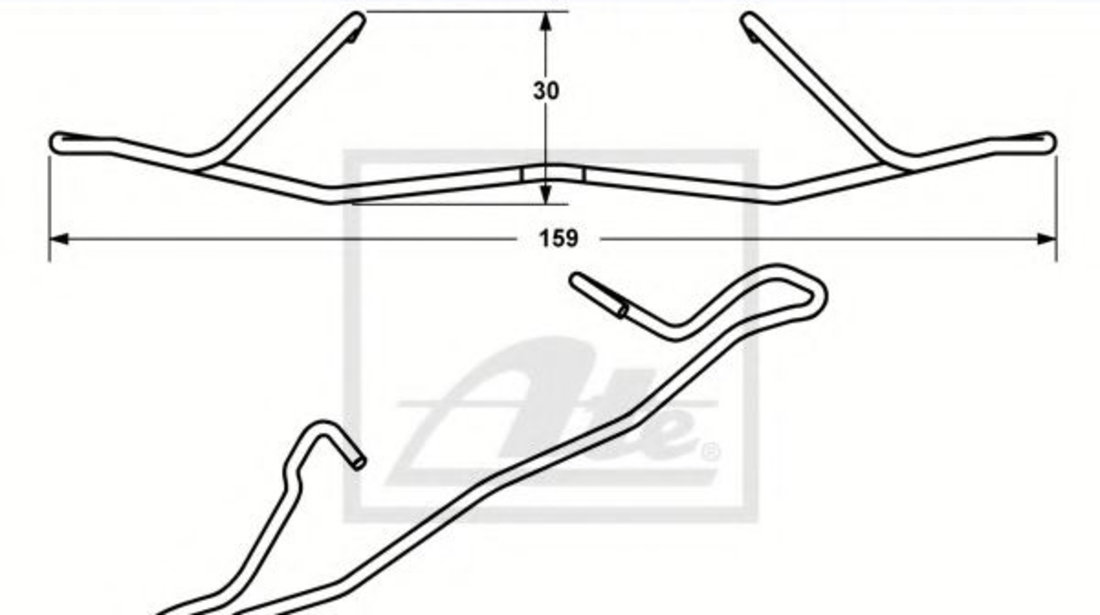 Arc, etrier frana OPEL ASTRA G Combi (F35) (1998 - 2009) ATE 11.8116-0292.1 piesa NOUA