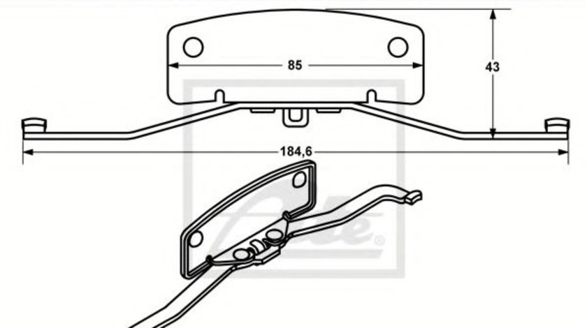 Arc, etrier frana VOLVO S60 II (2010 - 2016) ATE 11.8116-0388.2 piesa NOUA