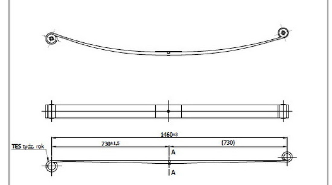 Arc foi OPEL MOVANO B platforma / podwozie Producator TES 8501120019 Z/T