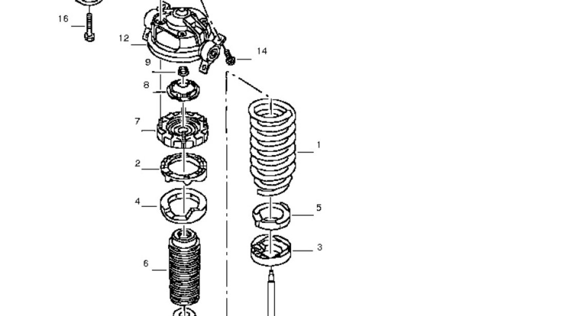 Arc punte spate Vw Touareg VW OE 7L6511115Q