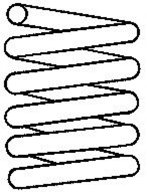 Arc spiral FORD TRANSIT platou / sasiu (E) (1994 - 2000) SACHS 997 678 piesa NOUA